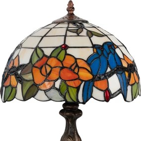 Brilagi - Tiffany vitrážová stolová lampa JUNGLE 1xE27/60W/230V