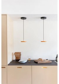 Oranžové LED závesné svietidlo s kovovým tienidlom ø 15 cm Asteria Micro – UMAGE