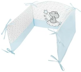 BELISIMA 6-dielne posteľné obliečky Belisima Cute Mouse 90/120 tyrkysové