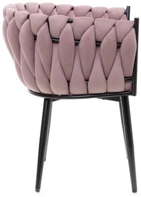 Jedálenská stolička PRINSSI ružová 836904