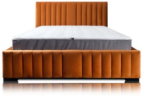 Čalúnená posteľ 180x200 cm Veggie II (medená). Vlastná spoľahlivá doprava až k Vám domov. 1041787