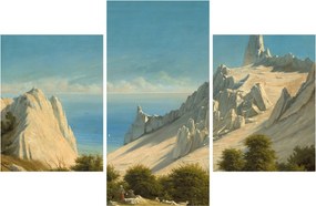 Obraz - Georg Emil Libert, View of Sommerspiret, the Cliffs of Møn, reprodukcia (90x60 cm)