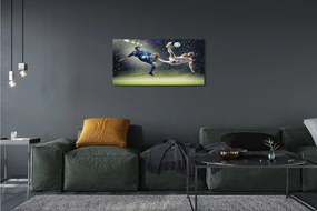 Obraz canvas Dážď lopta ľudia 125x50 cm