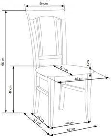 Jedálenská stolička Konrad