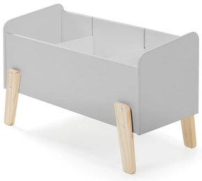 Sivý detský úložný box 80x39x48 cm Kiddy – Vipack