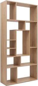Dizajnový regál Timber 180 cm prírodné mango