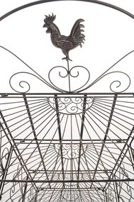 Kovová polica regál Maia - Bronzová