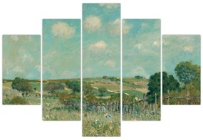 Obraz - Alfred Sisley,  Meadow, reprodukcia (150x105 cm)
