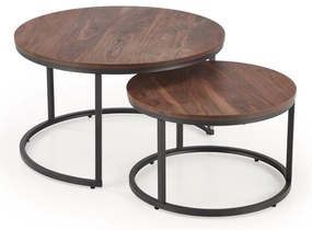 KONFERENČNÝ STOLÍK DAVINO ORECH + ČIERNY