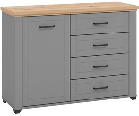 Komoda Valencia 2k4f Sivá 11011506