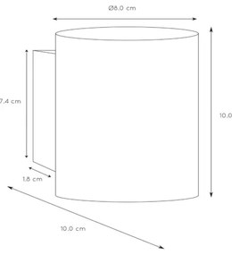 Lucide 23252/01/31 - Nástenné svietidlo XERA 1xG9/42W/230V biela