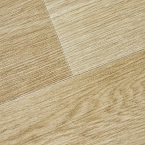 Gerflor, PVC podlaha - lino AladinTex Plus 2351 Timber Golden, na mieru, šíře 4m, hnedá, filc, chodba / predsieň