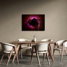 Sklenený obraz - abstrakcie mraku (70x50 cm)