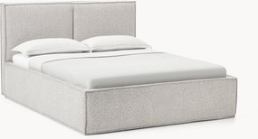 Čalúnená buklé posteľ s úložným priestorom Dream