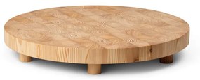 Ferm Living Doštička Chess Cutting Board Round Large