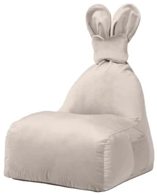 Béžový detský sedací vak Funny Bunny – The Brooklyn Kids