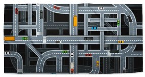 Sablio Uterák Detská autodráha - 50x100 cm