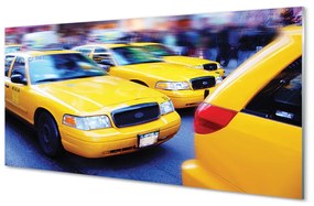 Obraz plexi Žltá taxi city 140x70 cm
