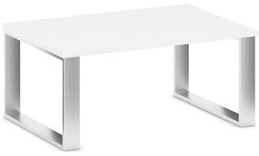 Konferenčný stôl STIFF, doska 1000 x 680 mm, biela