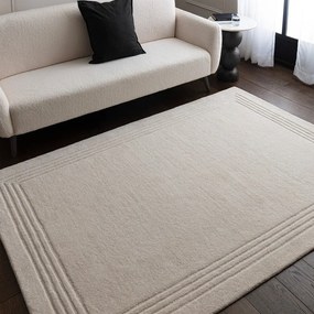 Slonovinový ručne tkaný vlnený koberec 200x290 cm Orlo Ivory – Asiatic Carpets