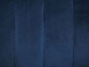 Zamatové kreslo modré LACONIA Beliani