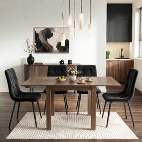 Rozkladací stôl MAX 80-160 cm, orech Nicea