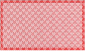 Umývateľná rohožka Pink Heart