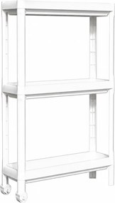 Pojazdný regál Tina, 53 x 17 x 71 cm