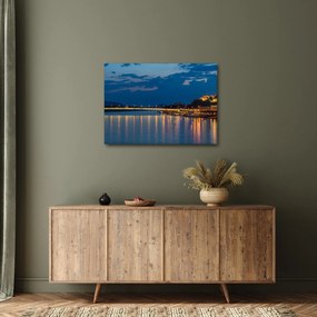 Obraz Bratislavy s hradom (70x50 cm)