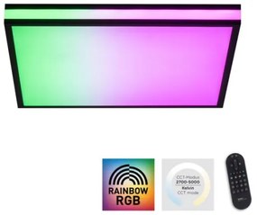 JUST LIGHT. 14110-18-LED RGBW Stmievateľné svietidlo MARIO BLACK LED/19,5W/230V+DO