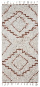 House Doctor Bavlnený koberec Minis Golden 200 x 90 cm