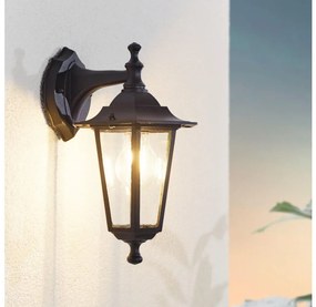 EGLO 22467 - vonkajšie nástenné svietidlo LATERNA 4 1xE27/60W čierna