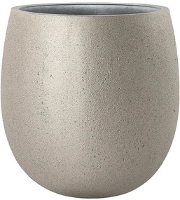 Kvetináč Grigio Balloon Metallic champagne 30x30 cm