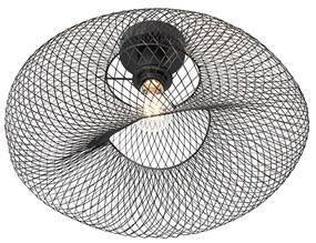 Moderné stropné svietidlo čierne - Zora