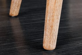 Krásna dizajnová lavica Scarlett 90 cm – v kombinácii béžového a kávového zamatu