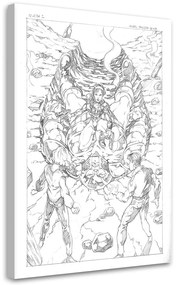 Gario Obraz na plátne Obrovský výkonný komiks - Saqman Rozmery: 40 x 60 cm