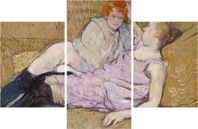 Obraz - Henri de Toulouse-Lautrec, The Sofa, reprodukcia (90x60 cm)