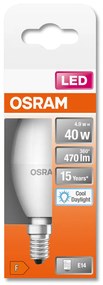 LED žiarovka E14 B35 4,9W = 40W 470lm 6500K Cold 200° OSRAM STAR