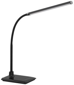 EGLO Moderná stolová lampa LED LAROA, čierna