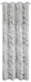 ZÁVES NA KRÚŽKOCH ALIVIA 140X270 CM VZOROVANÁ