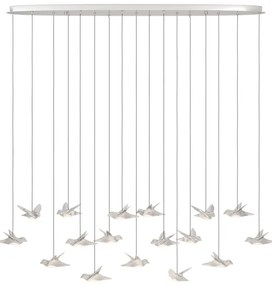 Eglo 390403 - LED Stmievateľný luster na lanku PARATEBUENO 17xLED/3W/230V chróm