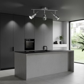 Toolight - Stropné-nástenné svietidlo typu reflektor, 3-bodové, 3xGU10 392197, chrómová, OSW-08483