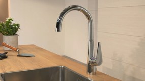Hansgrohe Talis M51, páková drezová batéria 260 s otočným výtokom, chrómová, HAN-72810000