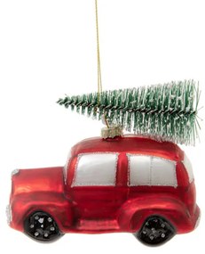 Závesná vianočná dekorácia FAVER auto 836492