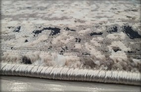 HU Sivo-modrý moderný koberec Luxess 89-Navy Rozmer: 80x150 cm