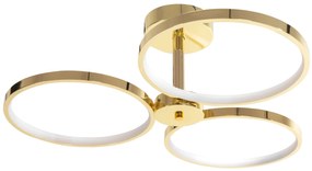 Toolight Toolight, LED stropné svietidlo + diaľkové ovládanie APP993-C, zlatá, OSW-08149