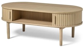 Konferenčný stolík v dekore duba v prírodnej farbe 60x120 cm Meta – Unique Furniture