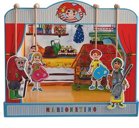 MARIONETINO Bábkové divadlo – Červená Čiapočka a Janko a Marienka (kompletný set)