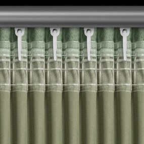ZATEMŇOVACÍ ZÁVES NA PÁSKE ROSA 140X270 CM OLIVOVÁ