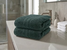 Uterák Comfort 50 x 100 cm tmavozelený, 100% bavlna
